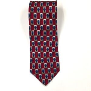 JZ Richards XL Tie 100% Silk Formal Office Workwear Business Casual